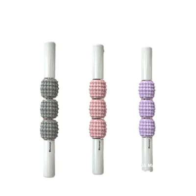 Muscle Massage Stick Fascia Leg Massage Roller Yoga Muscle Relaxation Stretching Wolf Tooth Slimming PP Material Made Zhejiang
