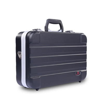 Premier ABS Shell Hard Black Toolbox with Aluminum Frame