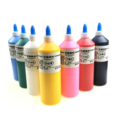 Craft Paint Set Custom Perfect Acrylic Painting Supplies for Canvas Wood Fabric Leather Cardboard Paper MDF