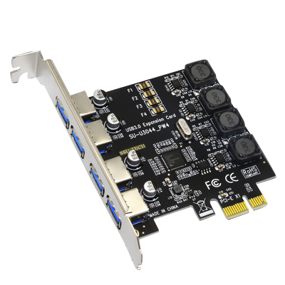 Sy Pci-E To Usb3.0 Expansion Card Four-Port High-Speed Desktop 4-Port Rear