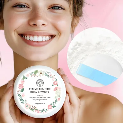 Customize Talcum Body Powder Baby Personal Care Keep Body Dry Powder 200g for Body Talcum Powder
