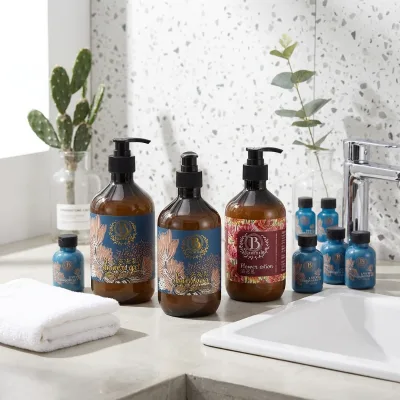 Hotel Shampoo Skin Lightening Body Lotion Scented Shower Gel for Women 5 Star Hotel Hospitality Supplies OEM Customized