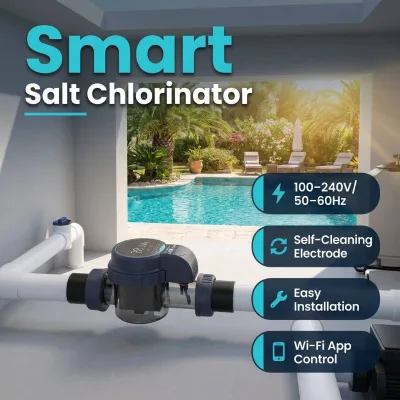 2G,6G,8G,10G,12G,16G,20G,25G OEM WIFI App Control Salt Water Chlorinator Waterproof IPX5 Electrolysis Pool Chlorine