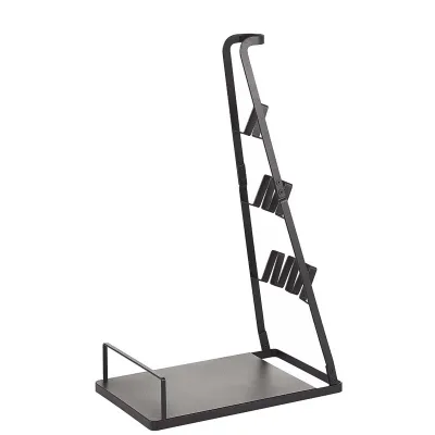 Metal Single Tier Vacuum Cleaner Holder Floor Storage Rack Organizer Stand Free Portable Mop Shelf Living Room Modern