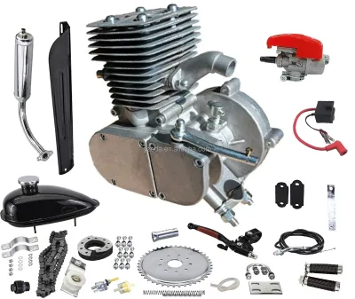 Gasoline Scooter DIY Motorized Bicycle Beach Cruiser 2 Stroke Bike Engine 100cc yd100 Motor Two Tempos