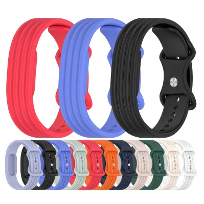 Official Style Replacement Soft Silicone Watch Strap for Fitbit Air Active Band Adjustable Waterproof Sport Wristband Watch Band