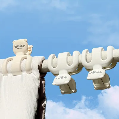 2/4pcs of Beach Towel Clips,windproof Clips, Strong Fixing Drying Clips - Suitable for Hanging Sheets, Clothes, Pants, Socks,etc