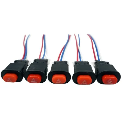 Universal Motorcycle Modification Double Flash Switch Turn Signal Switch Three Wire Switch