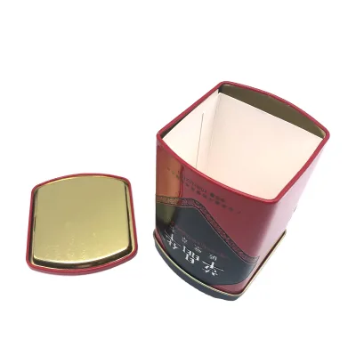 Medicine Square Tin Box with Paper Insert