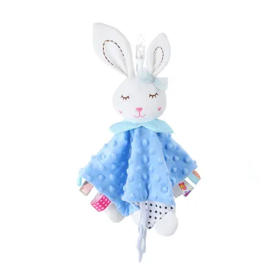 Baby comfort Toy Security Blanket Soft Lovey Unisex Lovie Baby Gifts for Newborn Boys and Girls Snuggle Toy Stuffed Animal