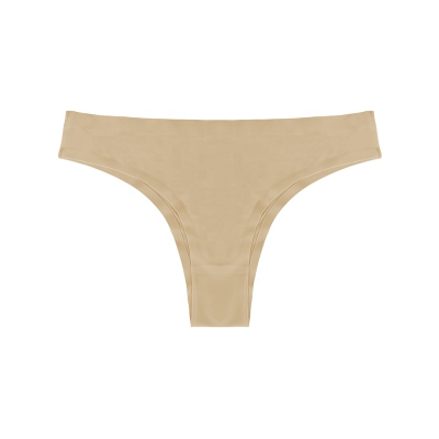 Manufacture Multi-color Options Panties Comfortable Womens Seamless Silk Thongs