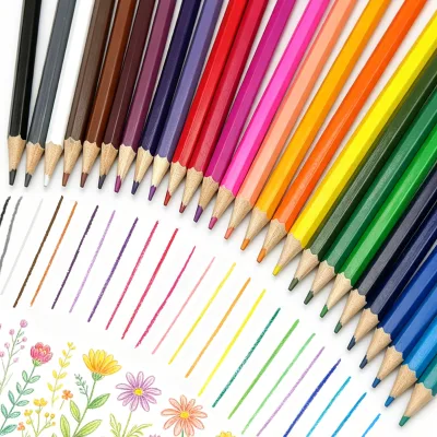 SEAPEN in Stock 26 Colors Custom Logo Hexagonal Oil-based Colored Pencils Easy Coloring Kids Students Art Drawing Sketch Pencils