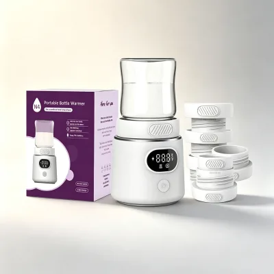 Custom N4 Flessenwarmer Wireless Electric Baby Milk Bottle Warmer Portable Aquecedor Mamadeira Feeding Bottle Warmer