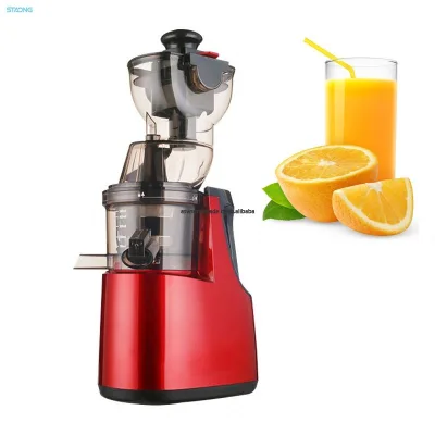 Compact 110V/60Hz Electric Orange Juicer Extractor Slow Cold Press with 500ml Capacity Lower Noise & Big Mouth Juice Machine