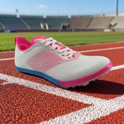 Custom Carbon Track Spikes Quick Lacing High Traction Spike Outsole Short Distance Race Sneakers Wholesale Spiked Shoes