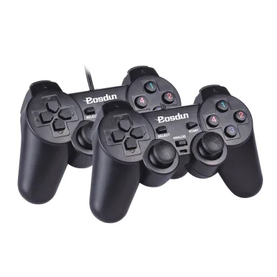 Factory Wholesale Classic USB Laptop PCF PC Cable Vibration Joysticks Game Controllers