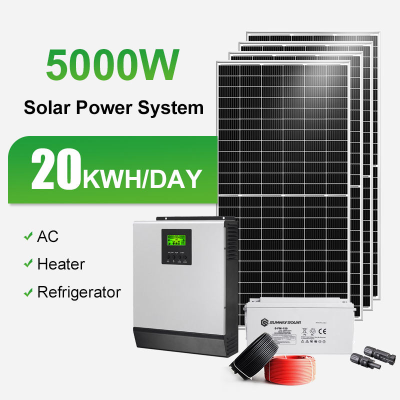 10kva Solar System 5000W Off Grid Eolic Solar System Energy Solar System Kit