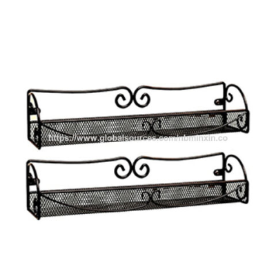 Spice Rack wall mounted, Space-Saving Spice Organizer for Spice Jars and Seasonings,Screw Hanging Spice Rack Organizer for kitchen