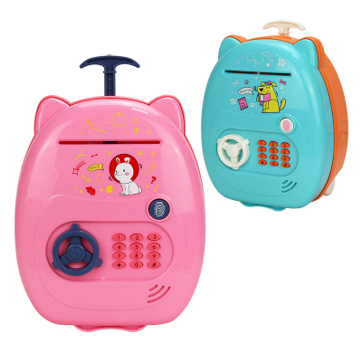 Suitcase Design Piggy Bank ATM Money Safe Box for Money
