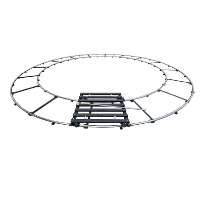 360 Degree Full Circle Camera Dolly Track with Manual Camera Dolly Payload 300kgs