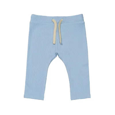 Wholesale Organic Cotton Eco-Friendly Comfortable Breathable Unisex Baby Toddler Pants with Elastic Drawstring