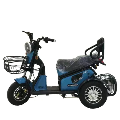 Special Offer Mini Time-saving Family Open Body 500W 48V/60V 3 Wheel Electric Tricycle 3 Speed Lead Acid Battery for Adults