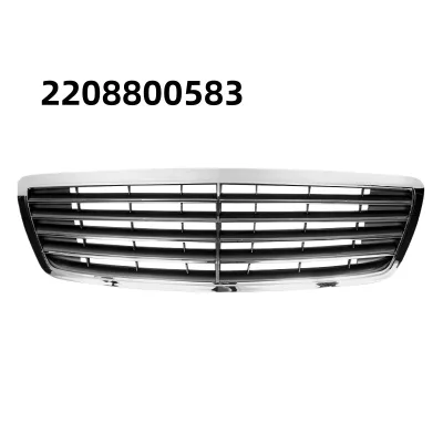 Mercedes S-Class W220 02-05 Grid Front Bumper  Radiator Grille Plastic New 2208800583