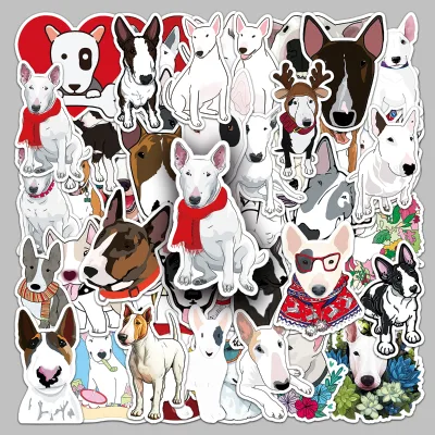50pcs Custom PVC Cartoon Dog Head Stickers for Creative Decoration, As Well As Educational Stickers for Toys & Stationery