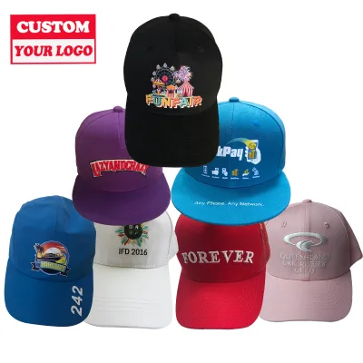 2021 Customizable Korean Style Hip Hop High Quality Sports Baseball Hat Cap Brim Curved Baseball Cap with 6 Panels