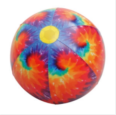 Hot Sale PVC Inflatable Frosted White Beach Ball With Led and Glow Stick for Outdoor Activities