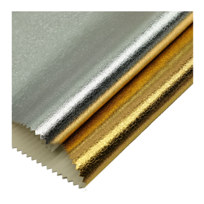 Woven Soft 100% Polyester Hot Stamping Foil Suede Fabrics for Dress