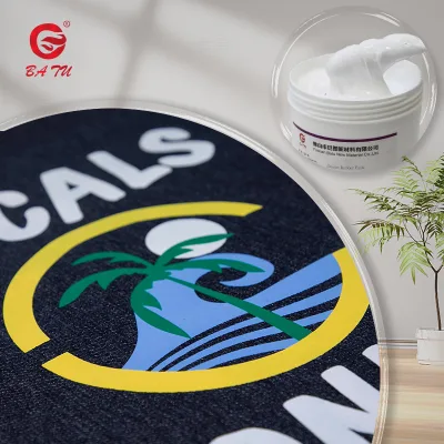 BATU H-93A Eco-Friendly Golden Water-Based Screen Printing for for Garments Fabrics Metal/Silk Surfaces