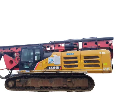 Second Hand Rotary Drilling Rig 150 220 280 360 400 with Pump 45000kg Weight CN/HUN Origin 2001-4000 Hours