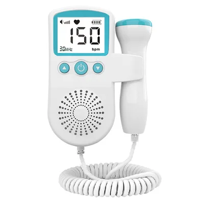 Cross-Border Home Doppler Handheld Fetal Heart Monitor for Pregnant Women Features Fetal Movement Display Electric Power Source
