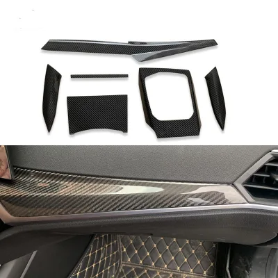 7pcs Dry Carbon Fiber Interior Trims Body Kit for bmw 3 Series G20 LCI Left-hand-drive or Right-hand-drive