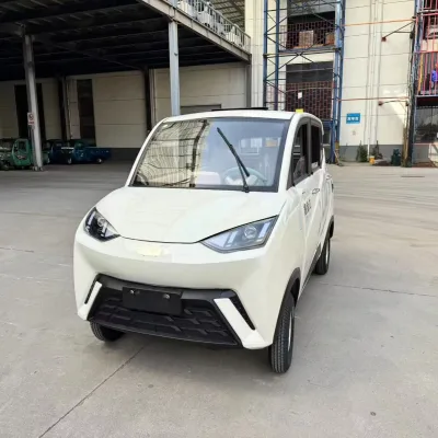 2025 Electric 4-Seater EV Tricycle High-Level Hybrid Gear Box Lithium Battery New Energy Vehicle with Left Steering
