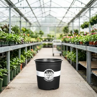 Professional Grade Biodegradable Eco-Friendly UV Resistant Plastic Gallon Planter Pots for Commercial Tree Nursery