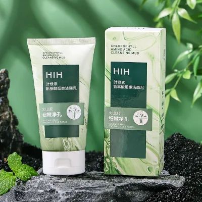 Soap-free Amino Acid Cleanser Gently Cleanses and Moisturizes Skin with Volcanic Mud Cleanser