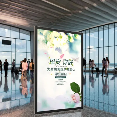 AF57 Single Side LED Magnetic Light Box 44.5mm Thickness Aluminum Square Frame Ultra Slim High Brightness Decorative