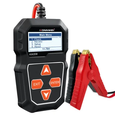 Professional 12V Car Battery Tester Digital Automotive Load Tester for Heavy Duty Truck Marine Boat Motorcycle