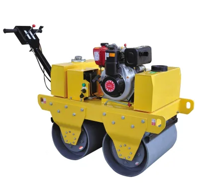 Hand Push Mini Double Roller Road Roller for Sale Road Construction Equipment Road Roller Price in India
