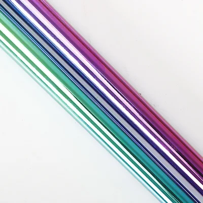 Colorful Sliver S Flex 39'' Custom PVD Plating Chrome Finished Golf Shaft