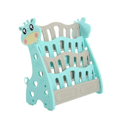 Kindergarten Child Household Organizer Toy Storage Rack Plastic Indoor Children Book Shelf
