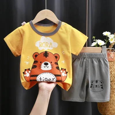 Infant Toddler Summer Baby Clothes Infant Summer Clothes Outfits Designer Kids Clothing T-Shirt Short Pants