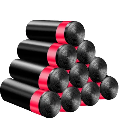 YW Strong & Leak-Proof 10-20L PE Drawstring Disposable Garbage Bags Modern Kitchen/Office Use