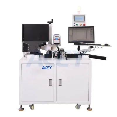 18650 Battery Cell PVC Film Laser Cutting and Remove Machine Automatic Cylindrical Cell PVC Stripping Machine