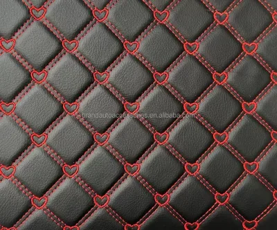 Quality Non Leather 3D Anti Auto Car Carpet Floor Foot Mats Material PVC Faux Artificial Synthetic Leather Fabric for Floor
