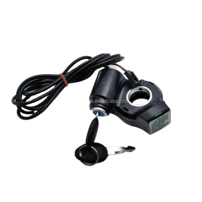Electric Scooter/E-Bike/Voltage Display Accelerator Throttle Grip Electric Bike Part for Motorcycles Accessory