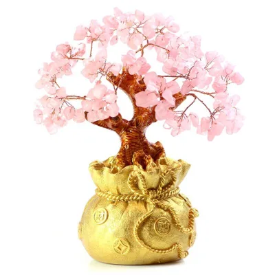 Wholesale Fengshui Natural  Gemstone Stone Fortune Tree for Sale