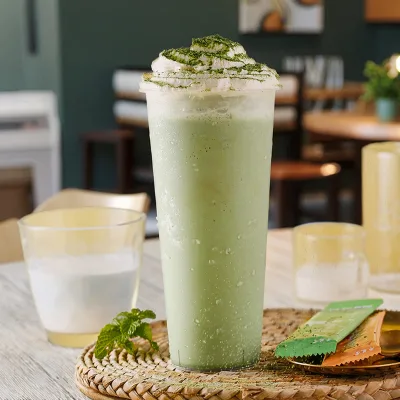Summer Refreshing Matcha Powder for Iced Drinks Perfect in Bag Packaging